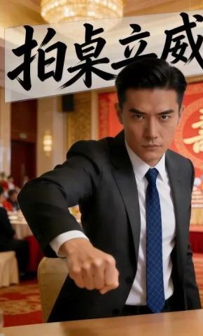 短剧《拍桌立威》海报