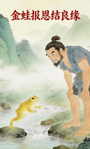 短剧《金蛙报恩结良缘》海报