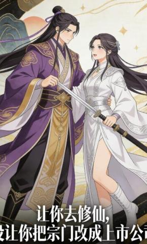 短剧《让你去修仙，没让你把宗门改成上市公司》海报