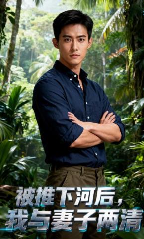 短剧《被推下河后，我与妻子两清》海报