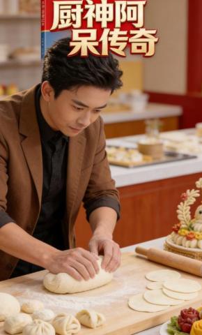短剧《厨神阿呆传奇》海报