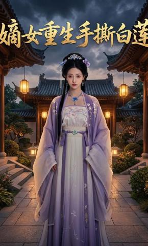 短剧《嫡女重生手撕白莲》海报