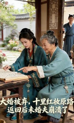 短剧《大婚被弃，十里红妆原路返回后未婚夫崩溃了》海报