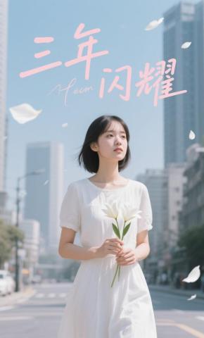 短剧《三年闪耀》海报