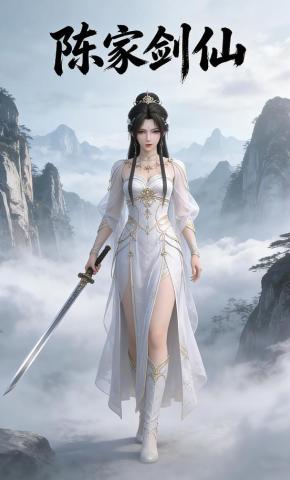短剧《陈家剑仙》海报