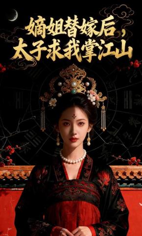 短剧《嫡姐替嫁后，太子求我掌江山》海报