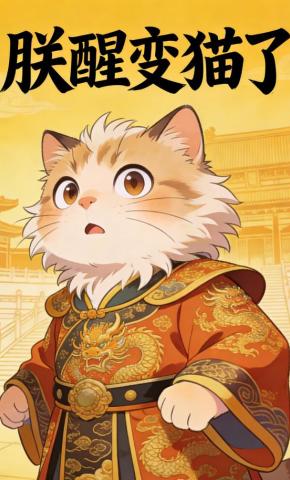 短剧《朕醒变猫了》海报
