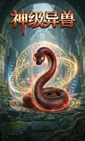 短剧《神级异兽》海报