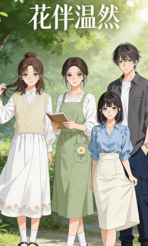 短剧《花伴温然》海报