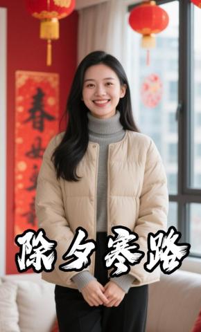 短剧《除夕寒路》海报