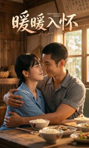 短剧《暖暖入怀》海报