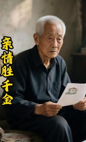 短剧《亲情胜千金》海报