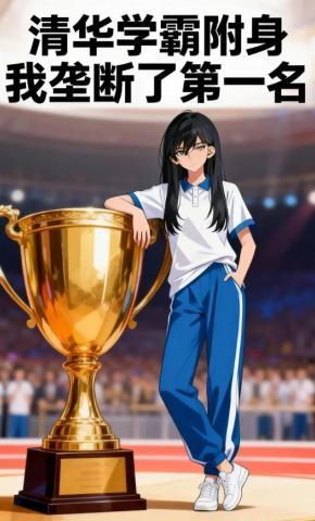 短剧《清华学霸附身我垄断了第一名》海报