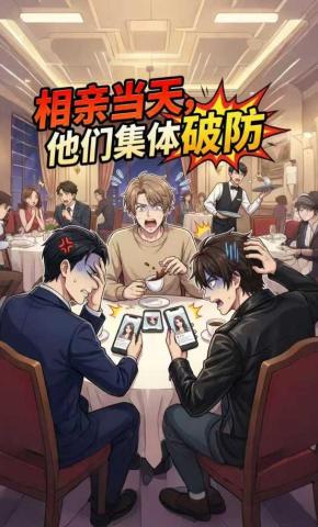 短剧《相亲当天，他们集体破防》海报