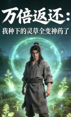 短剧《万倍返还：我种下的灵草全变神药了》海报