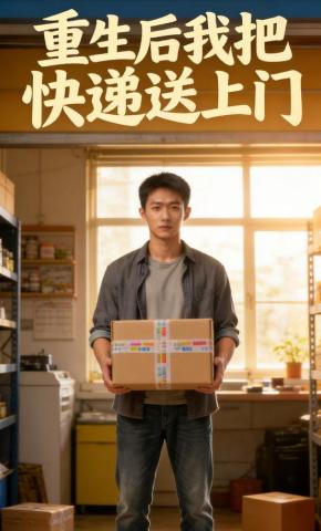 短剧《重生后我把快递送上门》海报