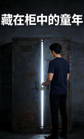 短剧《藏在柜中的童年》海报