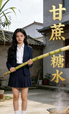 短剧《甘蔗糖水》海报