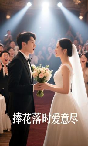 短剧《捧花落时爱意尽》海报