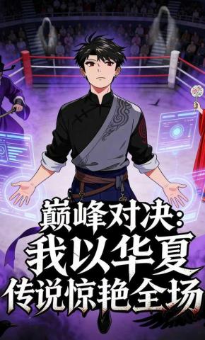 短剧《巅峰对决：我以华夏传说惊艳全场》海报