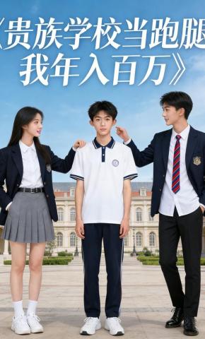 短剧《贵族学校当跑腿，我年入百万》海报