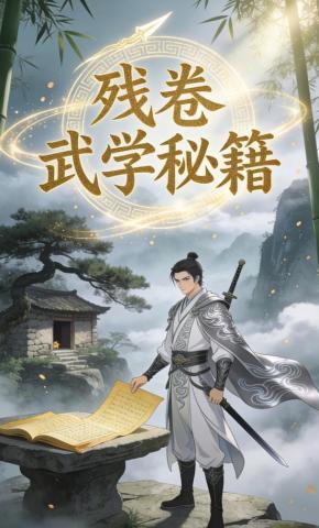 短剧《残卷武学秘籍》海报
