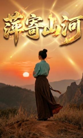 短剧《萍寄山河》海报