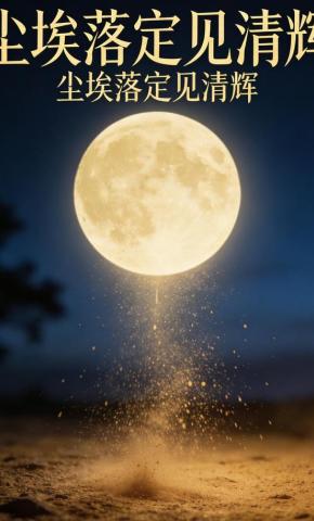 短剧《尘埃落定见清辉》海报