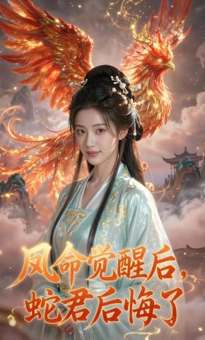 短剧《凤命觉醒后，蛇君后悔了》海报