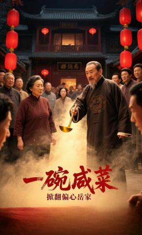 短剧《一碗咸菜，掀翻偏心岳家》海报