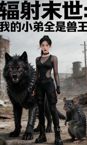 短剧《辐射末世：我的小弟全是兽王》海报