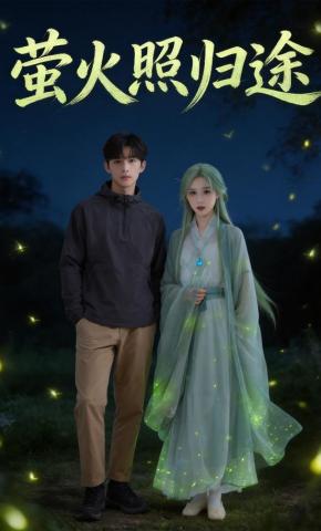 短剧《萤火照归途》海报