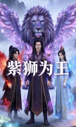 短剧《紫狮为王》海报