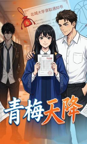 短剧《青梅天降》海报