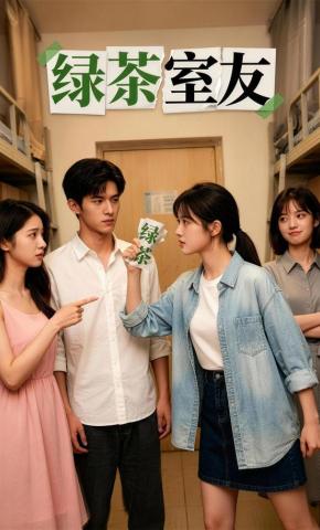 短剧《绿茶室友》海报