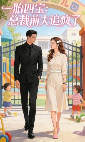 短剧《一胎四宝：总裁前夫追疯了》海报