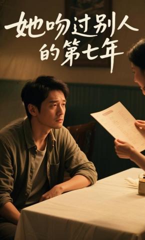 短剧《她吻过别人的第七年》海报