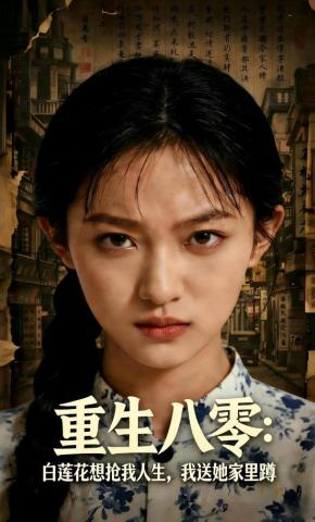 短剧《重生八零：白莲花想抢我人生，我送她家蹲》海报