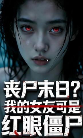 短剧《丧尸末日？我的女友可是红眼僵尸》海报