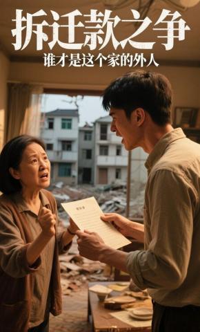 短剧《拆迁款之争：谁才是这个家的外人》海报