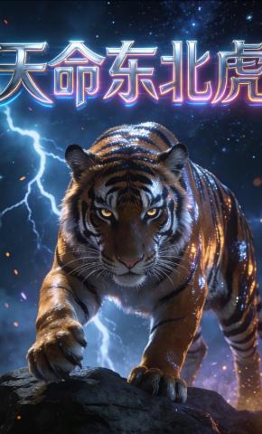 短剧《天命东北虎》海报