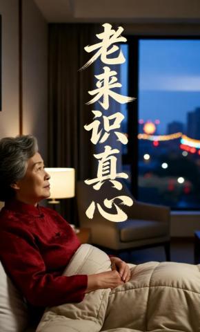 短剧《老来识真心》海报