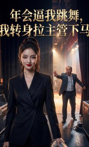 短剧《年会逼我跳舞，我转身拉主管下马》海报