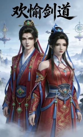 短剧《欢愉剑道》海报