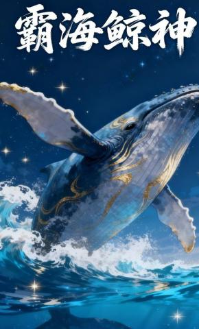 短剧《霸海鲸神》海报