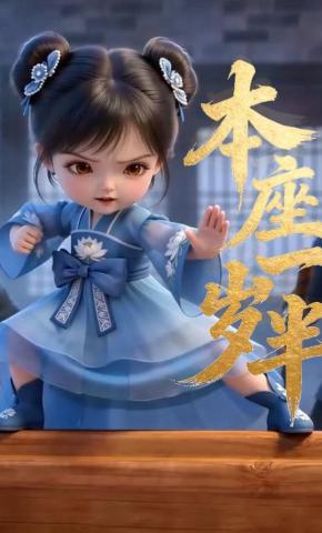 短剧《本座一岁半》海报