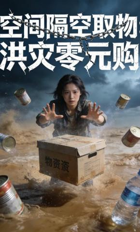 短剧《空间隔空取物：洪灾零元购》海报