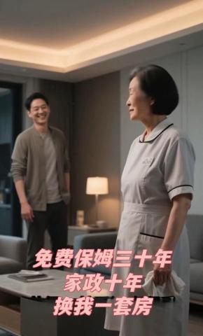 短剧《免费保姆三十年家政十年换我一套房》海报