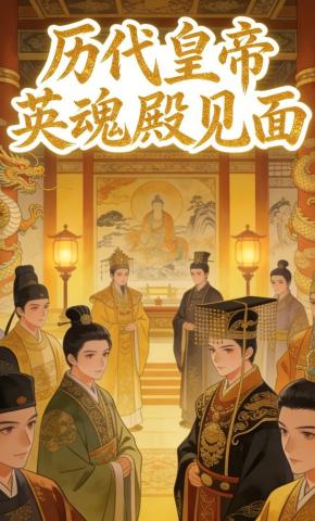 短剧《历代皇帝英魂殿见面》海报