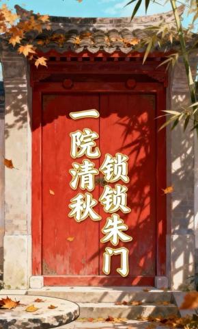 短剧《一院清秋锁锁朱门》海报